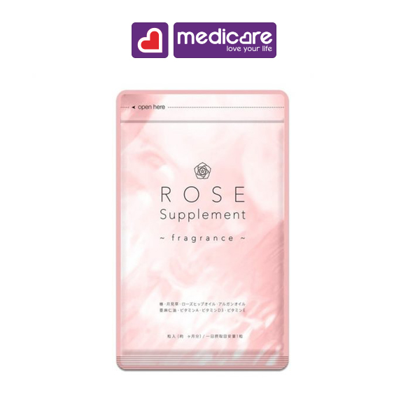 Viên Uống SEEDCOMS Rose thơm cơ thể gói 30 viên