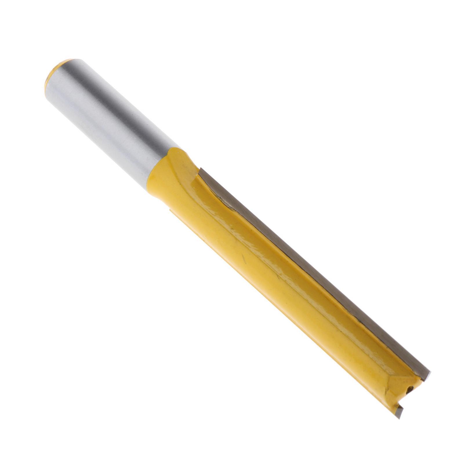 1/2" Diameter X 3" Height Straight Router Bit - 1/2" Shank Woodwork Tool