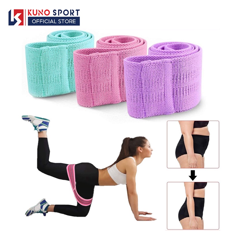 Dây kháng lực tập gym, dây kháng lực tập yoga mông đùi siêu bền - D04