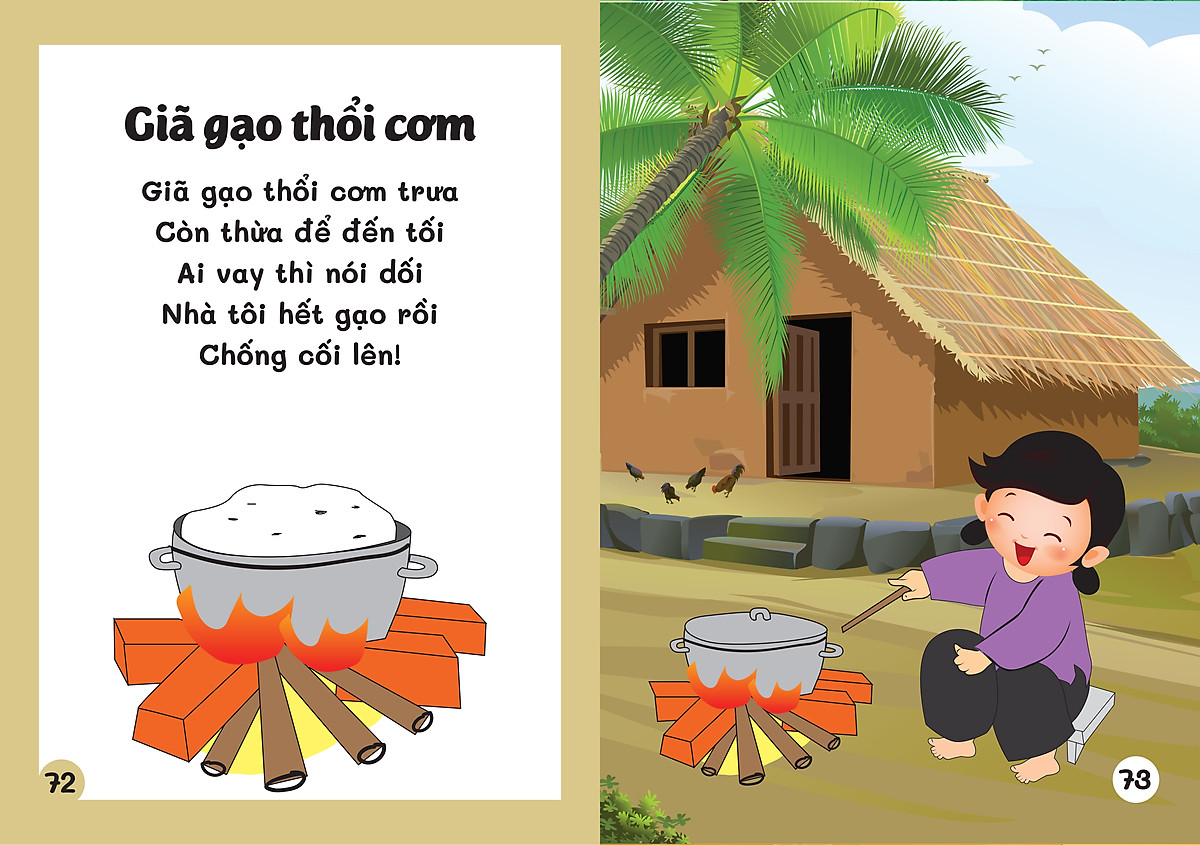 Đồng dao cho Bé - Thế giới quanh ta và cuộc sống động vật, thực vật quanh bé - Bé Từ 3+ trở lên
