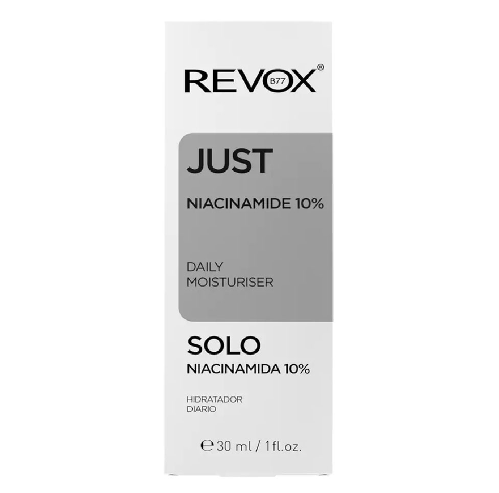 Tinh Chất Revox B77 Just Niacinamide 10% Daily Moisturiser Dưỡng Ẩm Mặt & Cổ 30ml