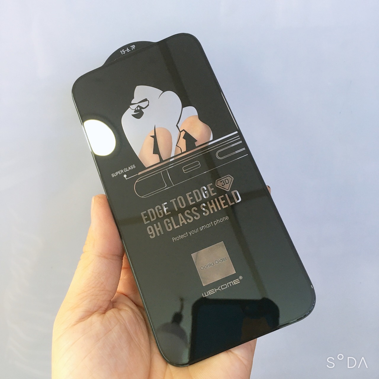 Kính cường lực cho iPhone 15 / 15 Plus / 15 Pro / 15 Pro Max KingKong full màn hình cao cấp