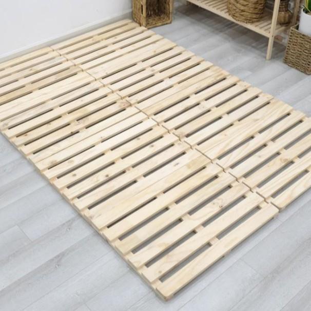 Giường Ngủ Pallet Gỗ Thông Gấp Gọn Bola