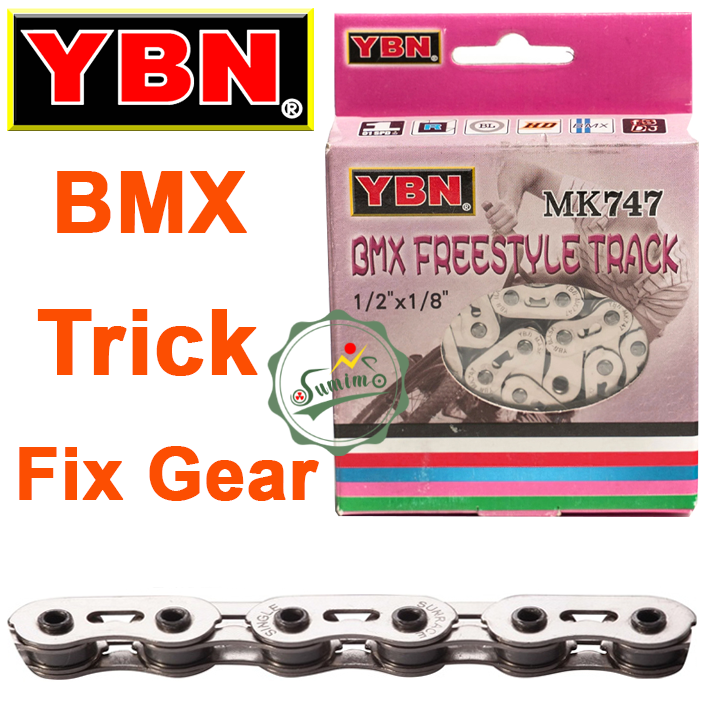 Sên YBN MK747 102L bán rỗng cho xe Fix/BMX