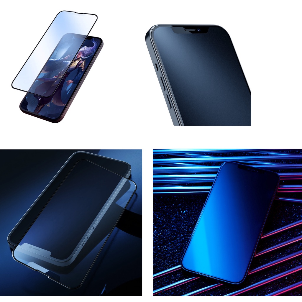 Cường lực full màn hình phủ Matte chống bám vân tay cho iP 13 Pro Max / 14 plus Nillkin FogMirror - Hàng chính hãng