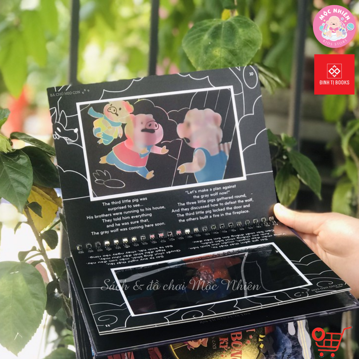 Sách Đinh Tị - Sách Chiếu Bóng Thần Kỳ Phiên Bản Đặc Biệt Có Màu (Nhiều chủ đề)