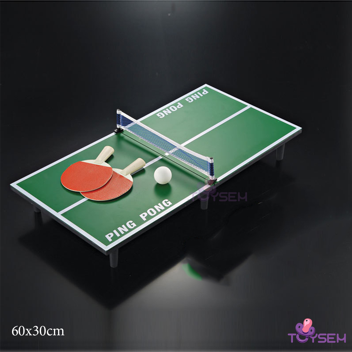 Đồ chơi bóng bàn gỗ mini cho bé vui chơi kèm bóng và tay vợt từ 6 tuổi - Quà tặng sinh nhật