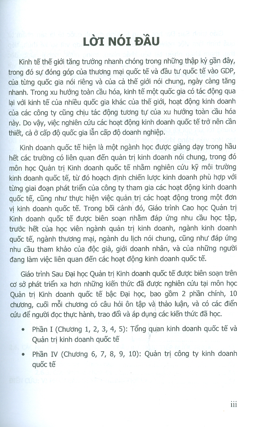 Giáo Trình Cao Học Quản Trị Kinh Doanh Quốc Tế - GS.TS. Hà Nam Khánh Giao - ảnh 5