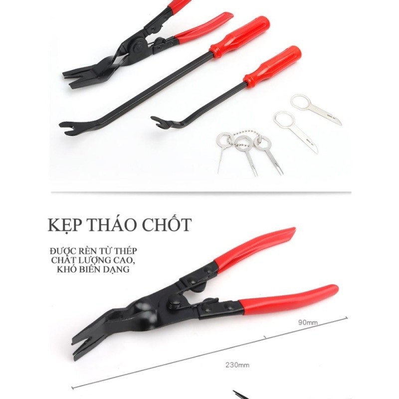 Bộ cậy taplo ô tô, Bộ nạy nhựa ô tô Full đầy đủ