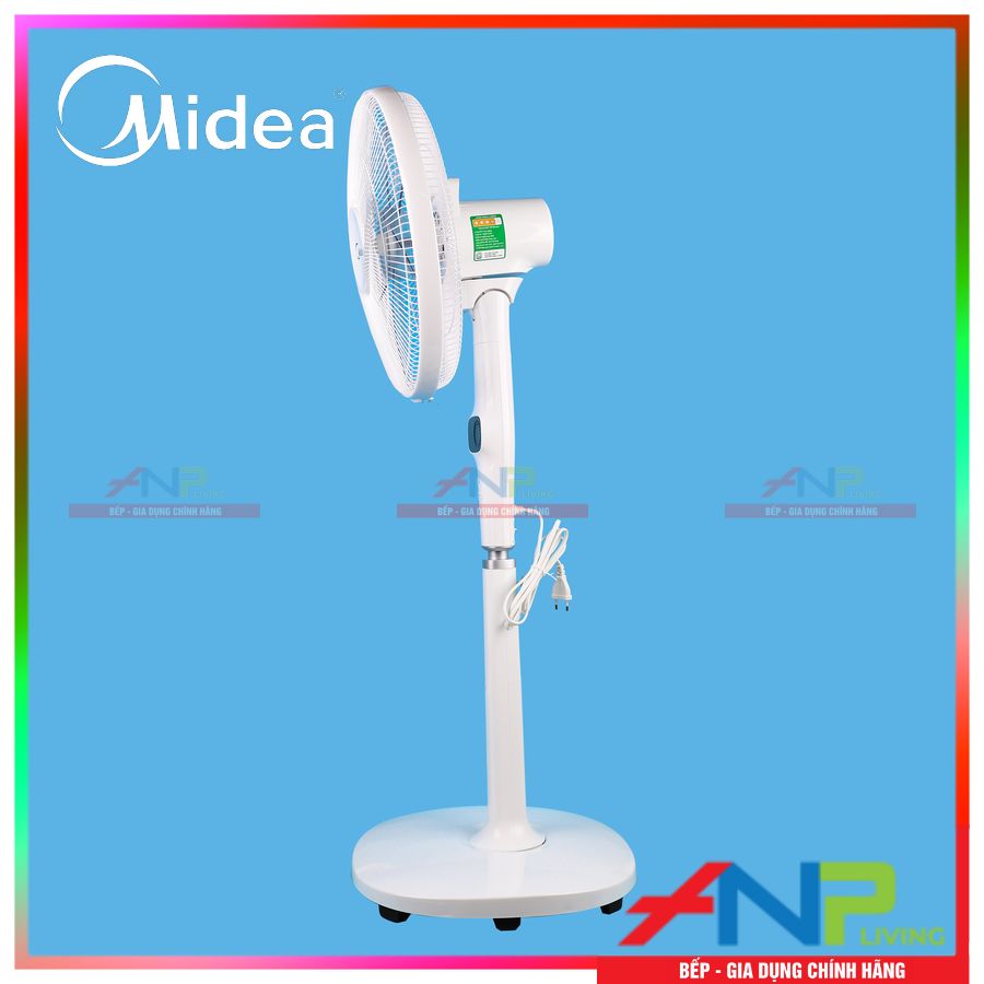 Quạt Đứng 5 Cánh Midea FS40-15DR (DC inverter 55W - Màn hình LED - Có Điều Khiển Từ Xa) - Hàng Chính Hãng