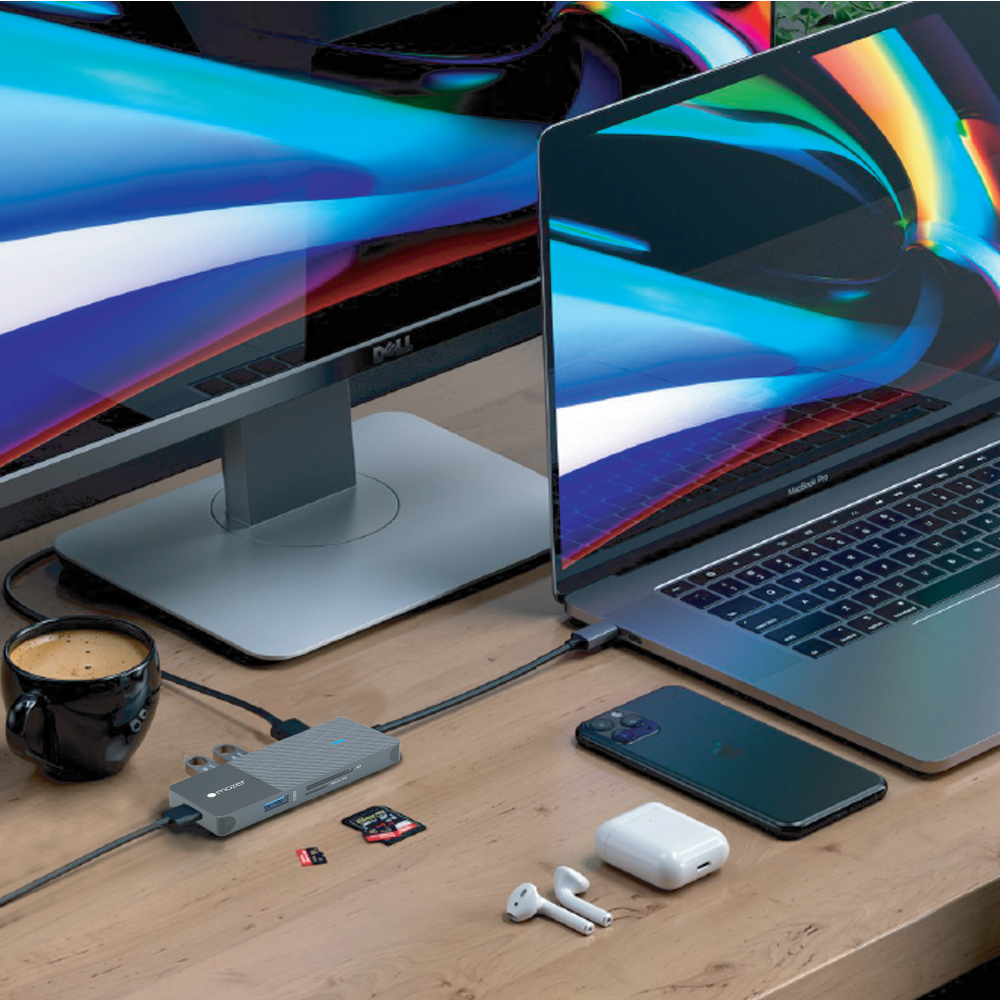 Cổng Chuyển Đổi Mazer Infinite.HUB Pro 7-in-1 USB-C - Hàng chính hãng