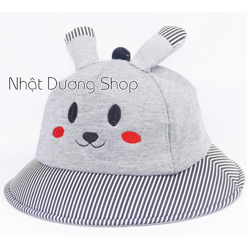 Mũ rộng vành trẻ em hình con mèo dễ thương -Chất liệu vải nhung cao cấp rất đẹp cho bé