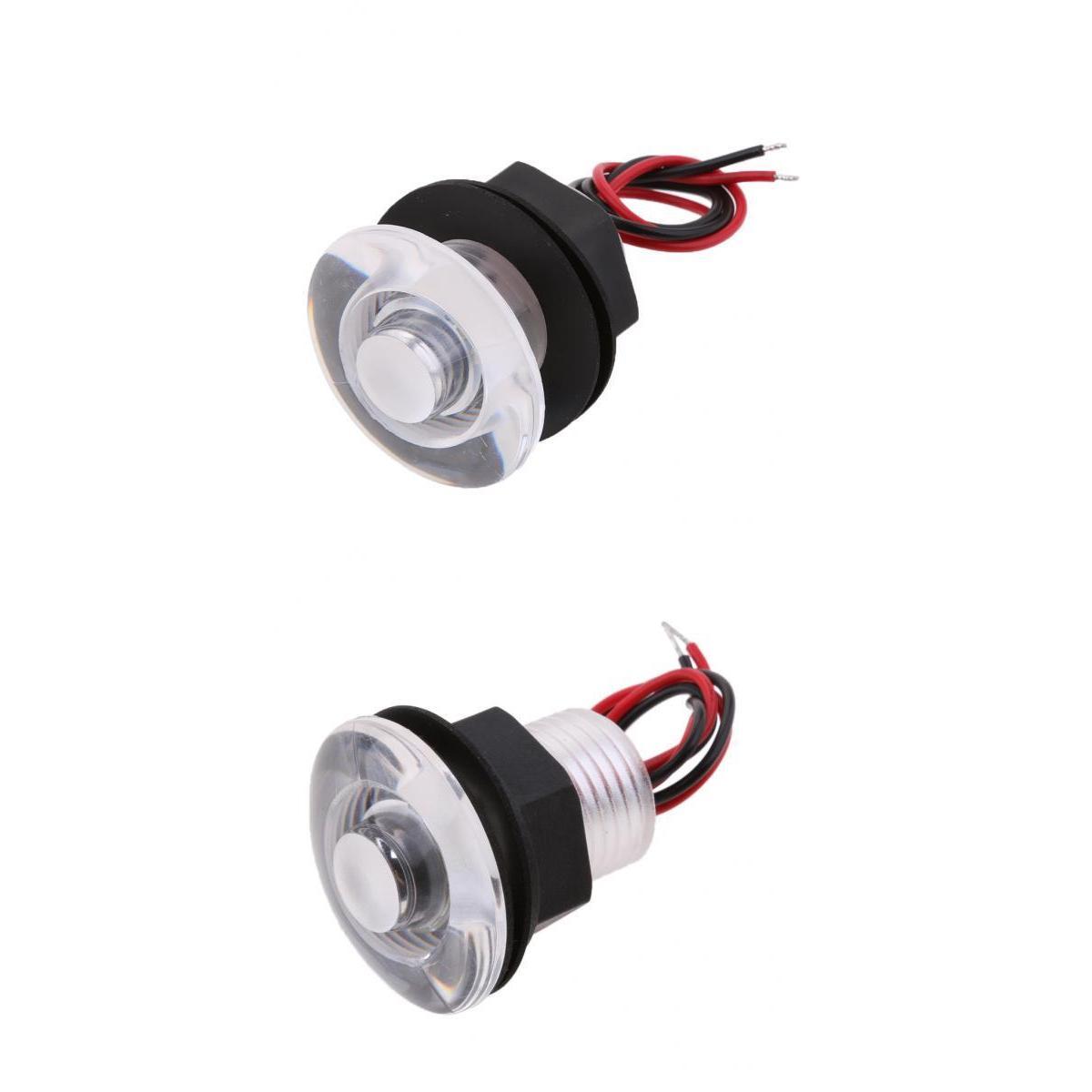 White Boat Cabin Motorhome LED Courtesy Light Roof Reading Lamp 12V 5W