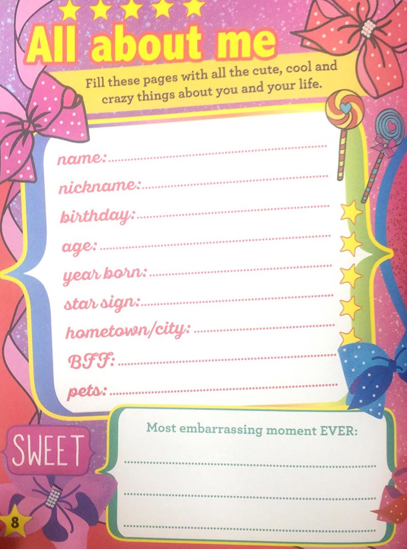 Jojo Siwa Be You Journal