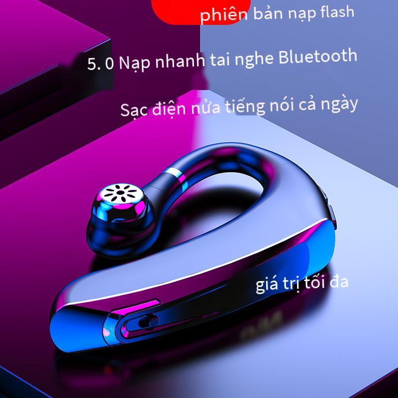 Tai nghe bluetooth không dây không nhét trong tai thuận lợi nhất treo dẫn truyền xương tai điều khiển một tai dài ở chế độ chờ treo tai chế độ riêng tư trả lời điện thoại