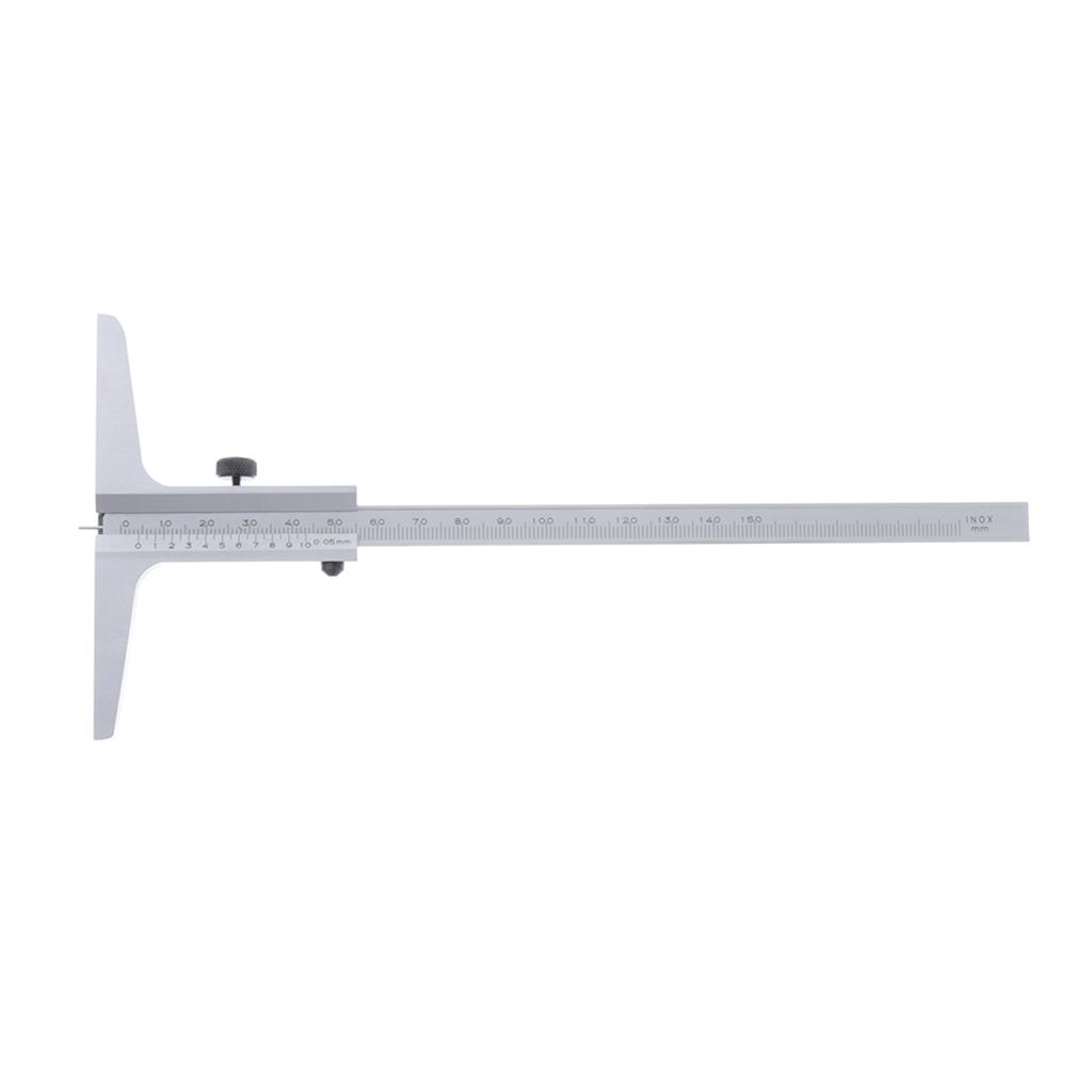 Flexible Stainless Steel Scale/Ruler/Rule w/Depth Gauge