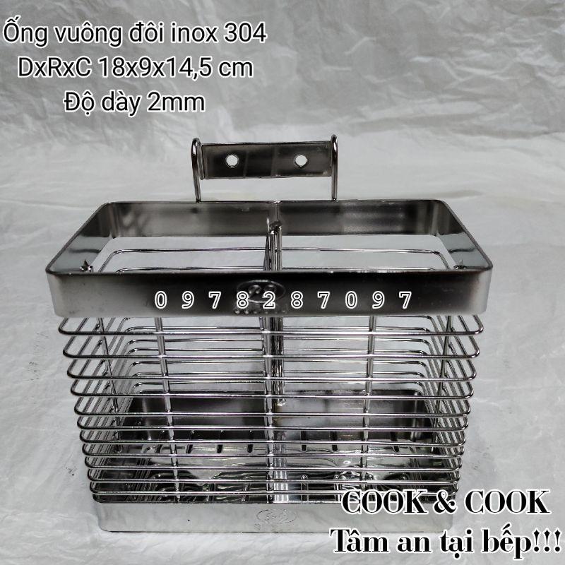 Ống đũa inox SUS 304 cao cấp đủ loại 1 vuông, đôi vuông, đôi tròn