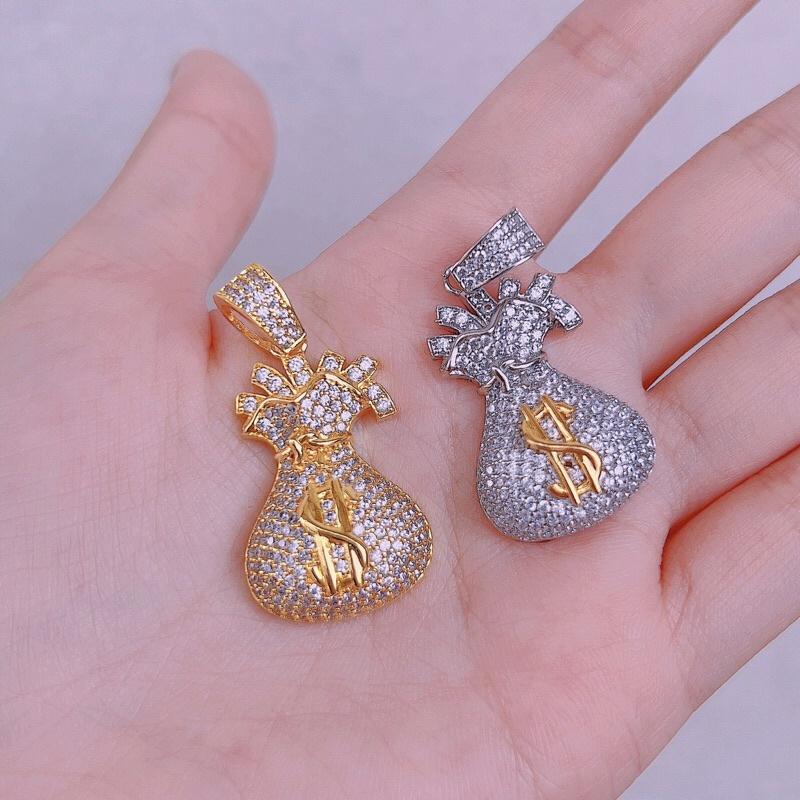 Mặt dây chuyền siêu bền màu đính đá siêu sáng Kami
