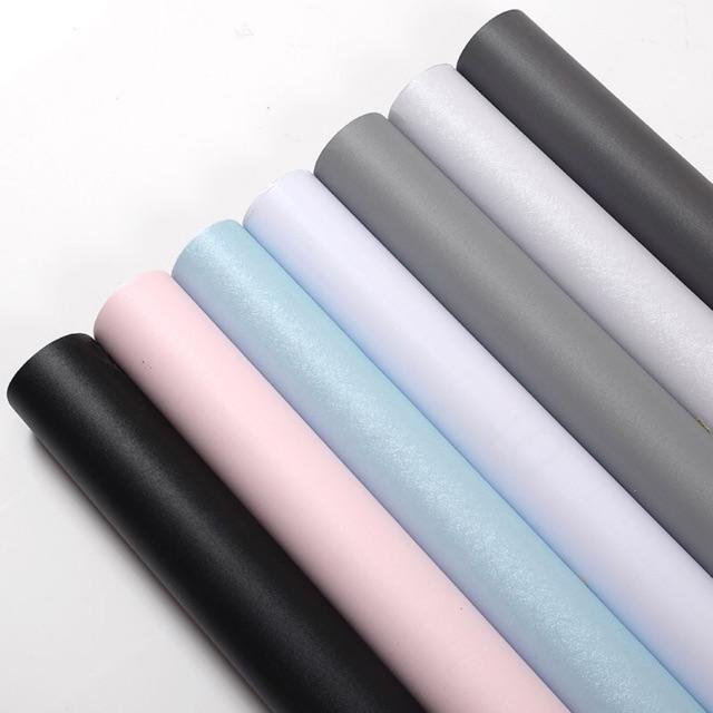 10M giấy dán tường MÀU chống nước keo sẵn khổ 45 cm