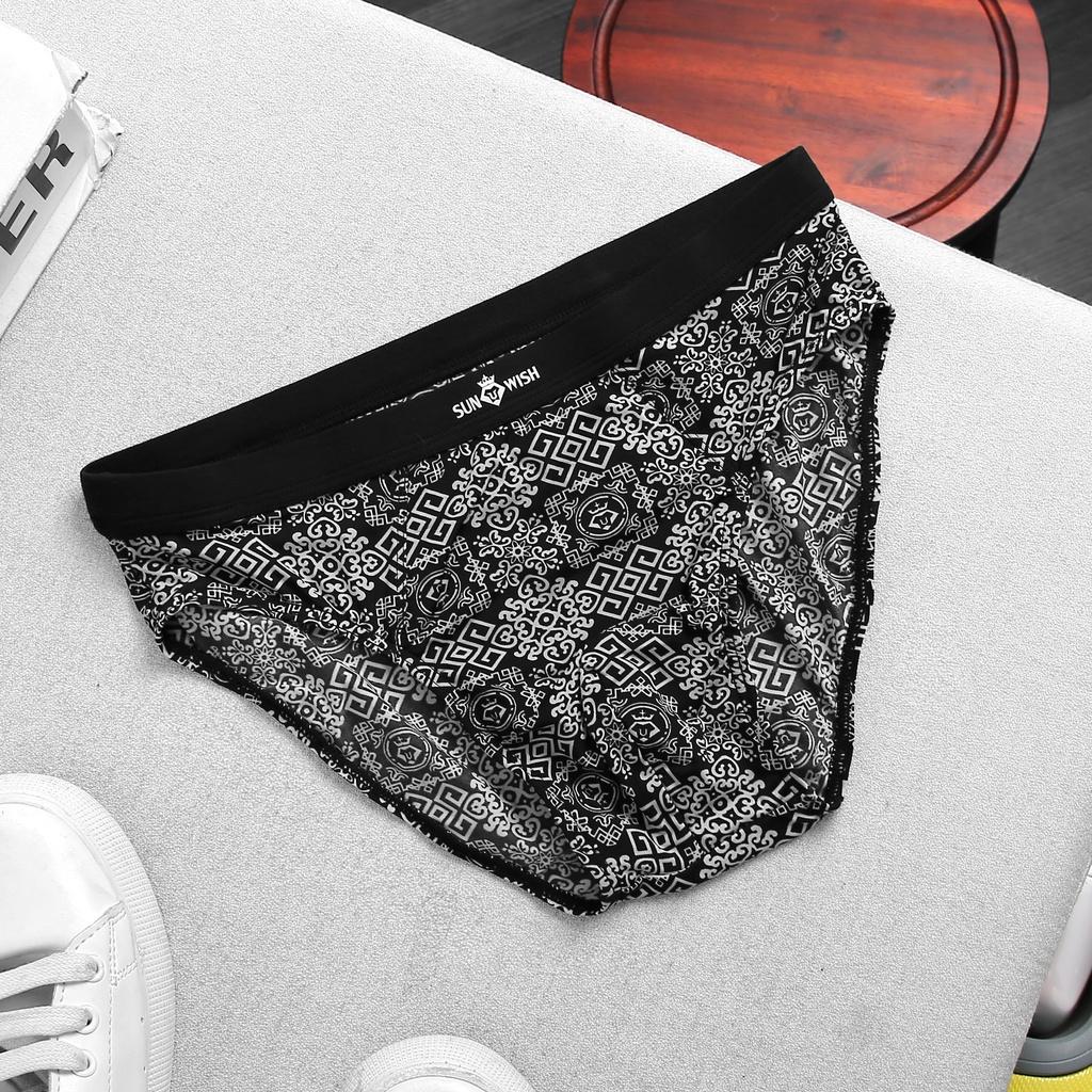 Quần lót nam thun lạnh tam giác quần sịp đùi boxer cao cấp bigsize COMBO 3 CHIẾC xuất nhật