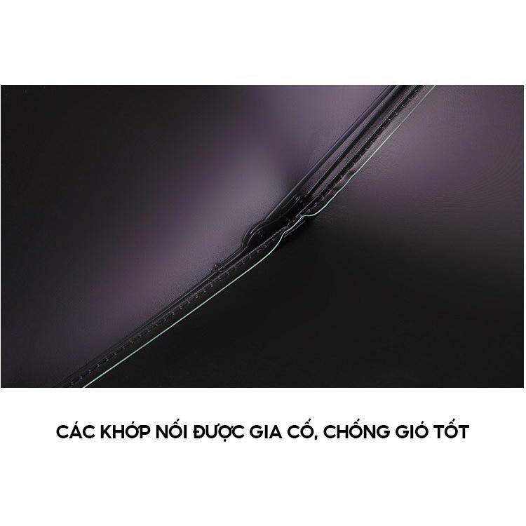 Ô Dù 8 Xương Tráng Nhựa Đen Chống Nắng Chống Tia Uv In Hoạ Tiết Nhỏ