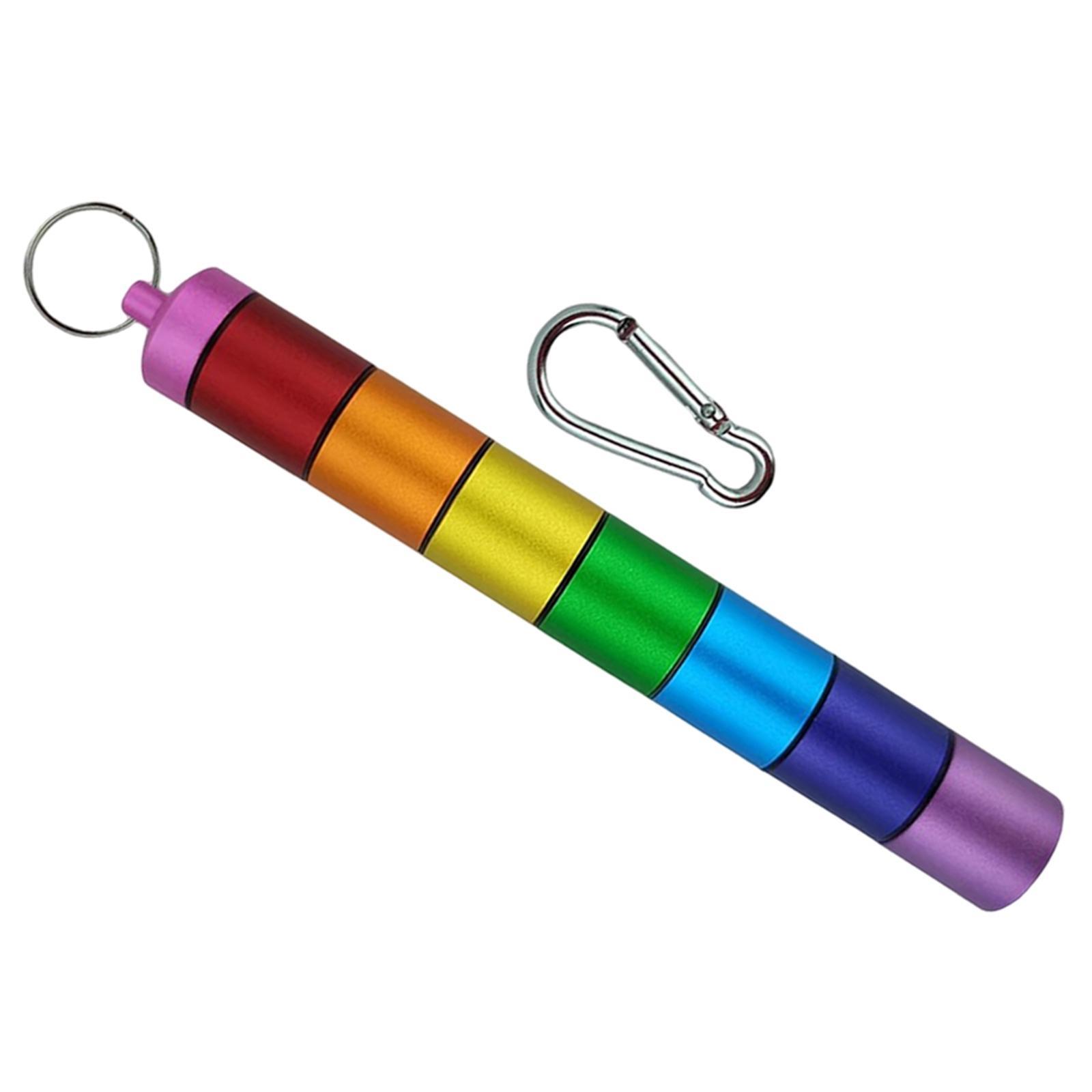 Case Small Aluminium Alloy  Box Keychain Container for Outdoor