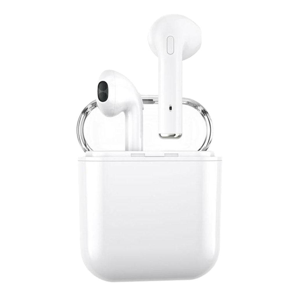 Portable Handsfree Mini Bluetooth Headphones Wireless Earphones White