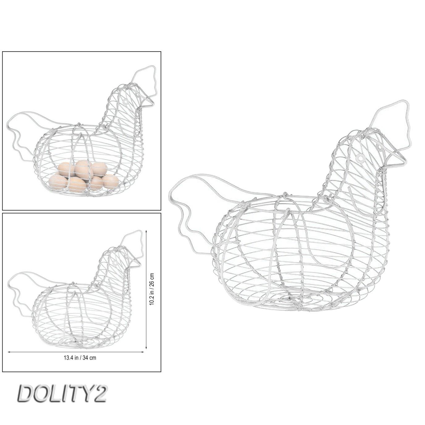 Hộp đựng trứng hình gà bằng dây sắt tiện dụng