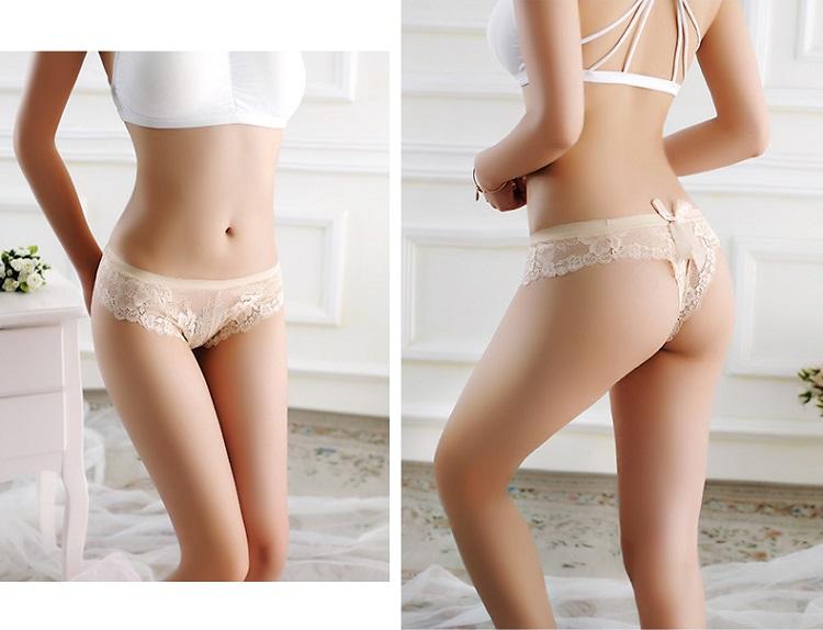 Quần lót nữ phối ren chất liệu cotton thooải mái co dãn