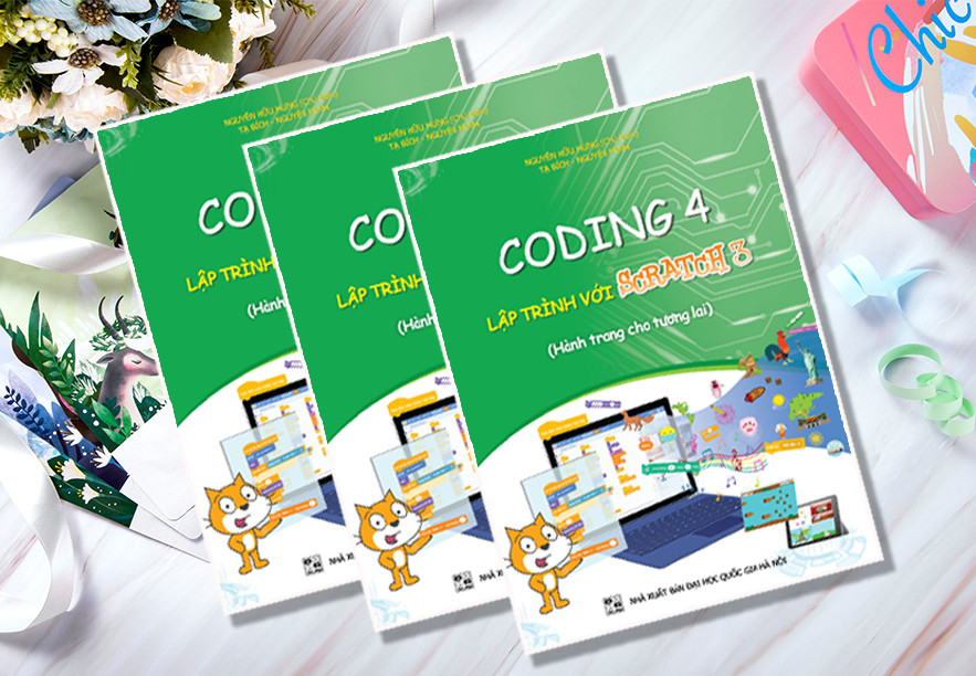 Sách Coding 4 Lập trình với Scratch 3 (Dành cho học sinh lớp 4)