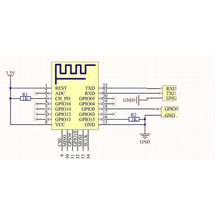 Module Wifi ESP8266 12F