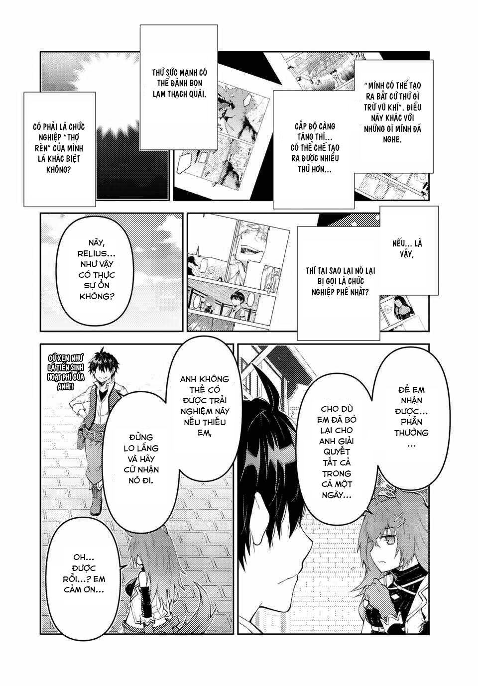 từ chức nghiệp yếu nhất trở thành "thợ rèn" mạnh nhất chapter 29 6