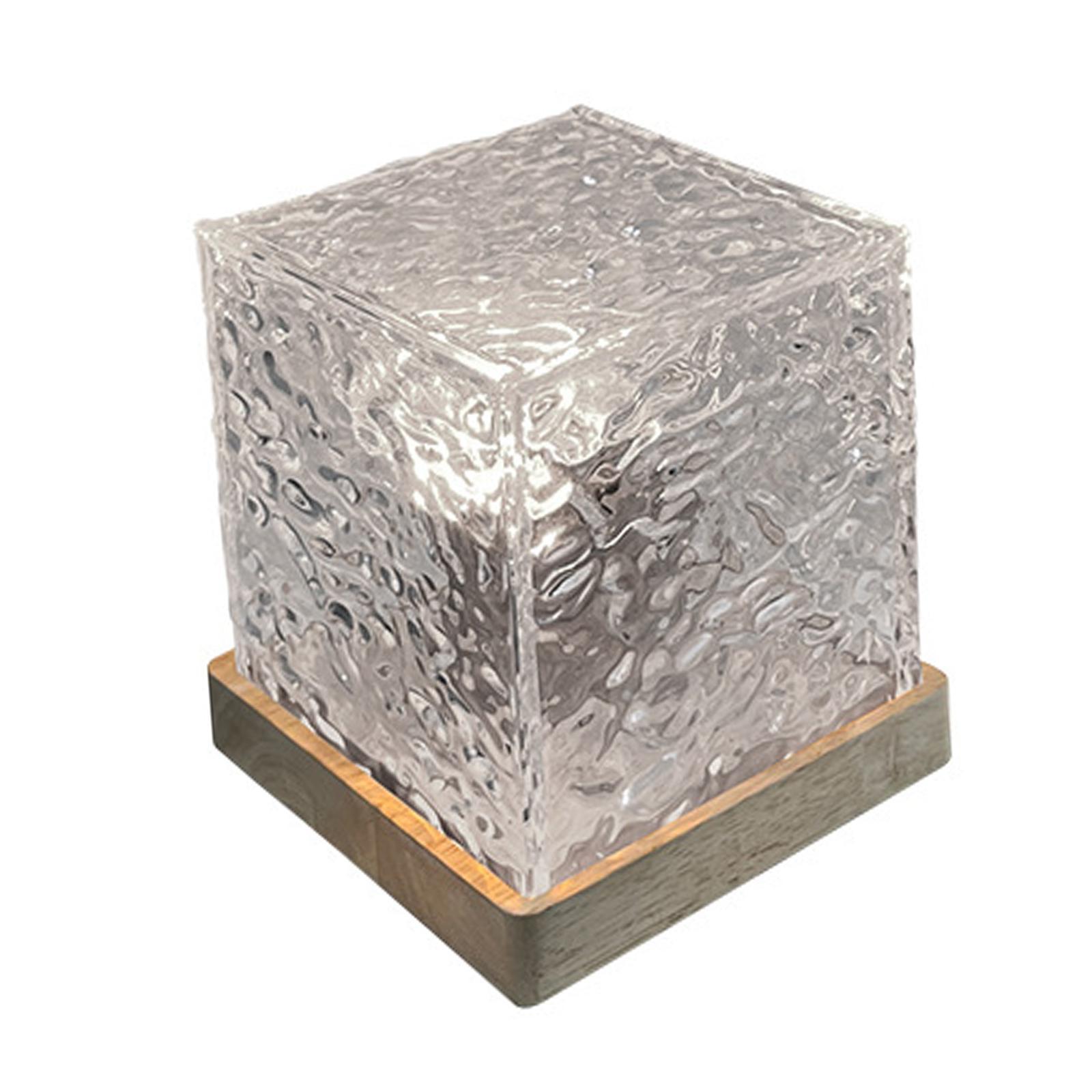 Table Desk Lamp USB Acrylic Table Lamp for Party Living Room NightStand Office Decor