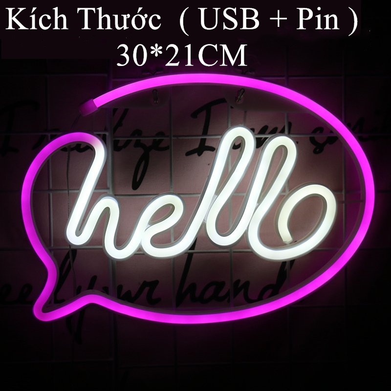 Đèn LED Đèn Neon Treo Trang Trí Đa Dạng Trang Trí Phòng ,Tiệc Cưới,Sinh Nhật