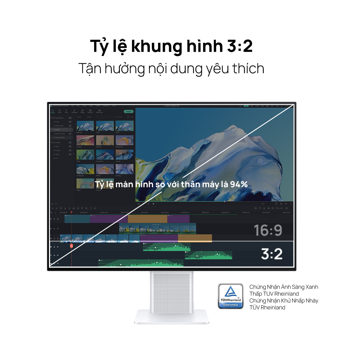 Màn Hình HUAWEI MateView | Màn Hình 4K+ Trung Thực | Kết Nối Không Dây | HUAWEI Smart Bar | Hàng Chính Hãng