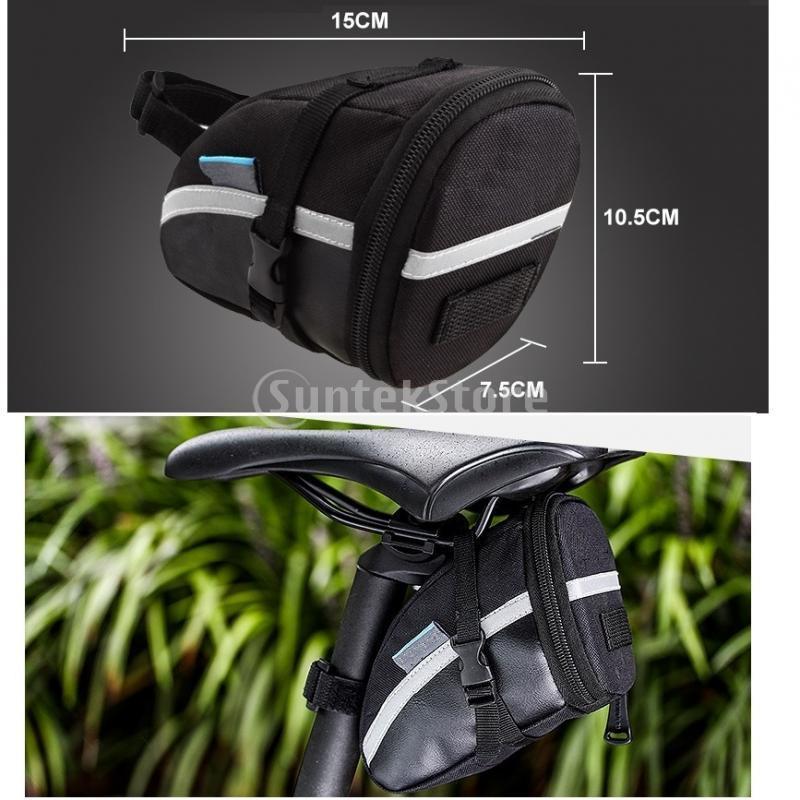 16-in-1 Saddle Bag with Repair Set Mechanic Portable Tyre Tools