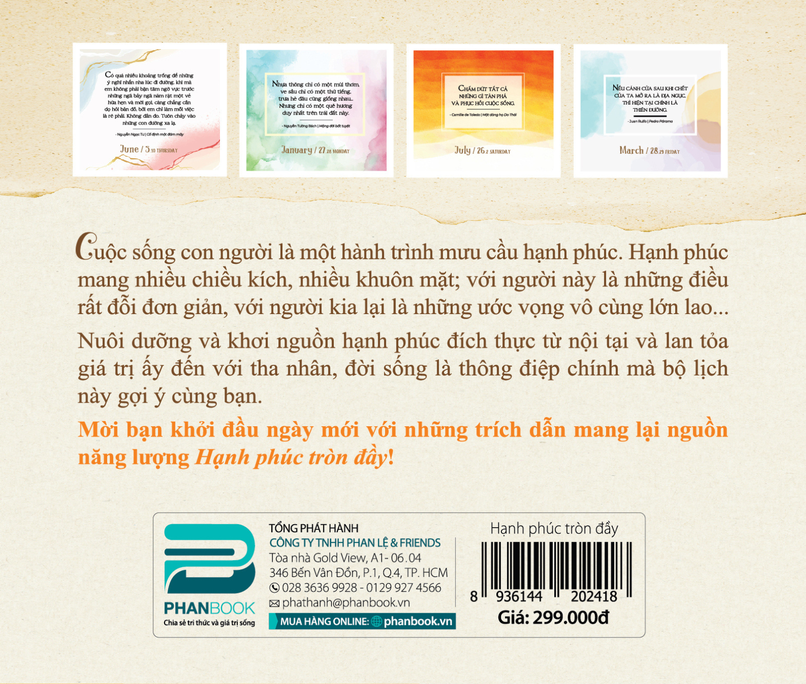 Lịch Bàn Ất Tỵ 2025 - 365 Ngày Hạnh Phúc Tròn Đầy