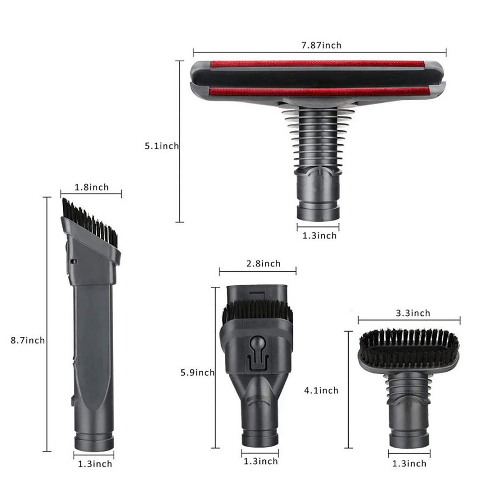 Replacement for Dyson DC30 DC31 DC34 DC35 DC39 DC41 DC44 DC45 DC52 DC58 DC59 DC61 DC62 DC63 DC74 V6 Attachments Cleaning Tools Brush Kit