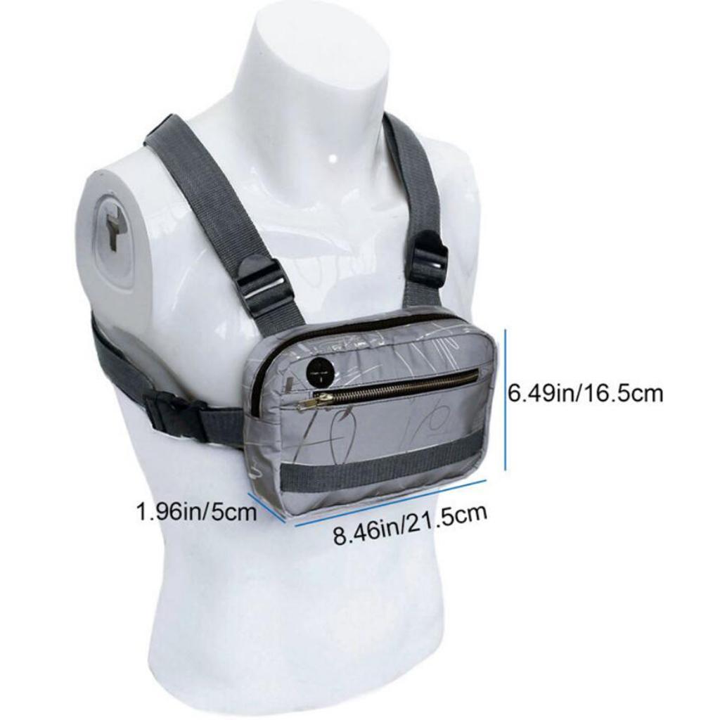 Waterproof Chest Bag Vest Utility Gadget Holder Running Hunting Camping Pack