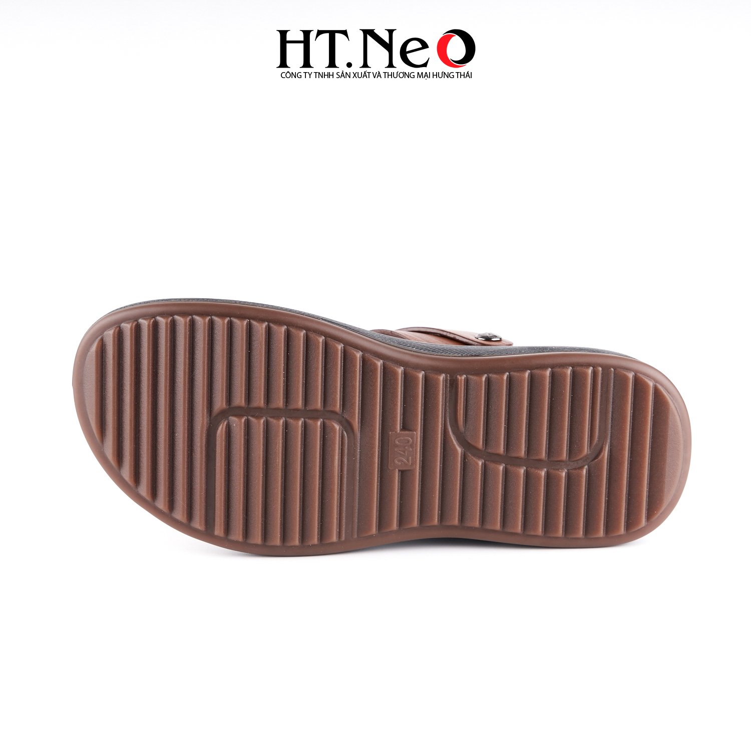 Sandal nam HT.NEO 100% da bò mềm mại, đế cao su nguyên khối, khâu may chân quai siêu chắc chắn SD157