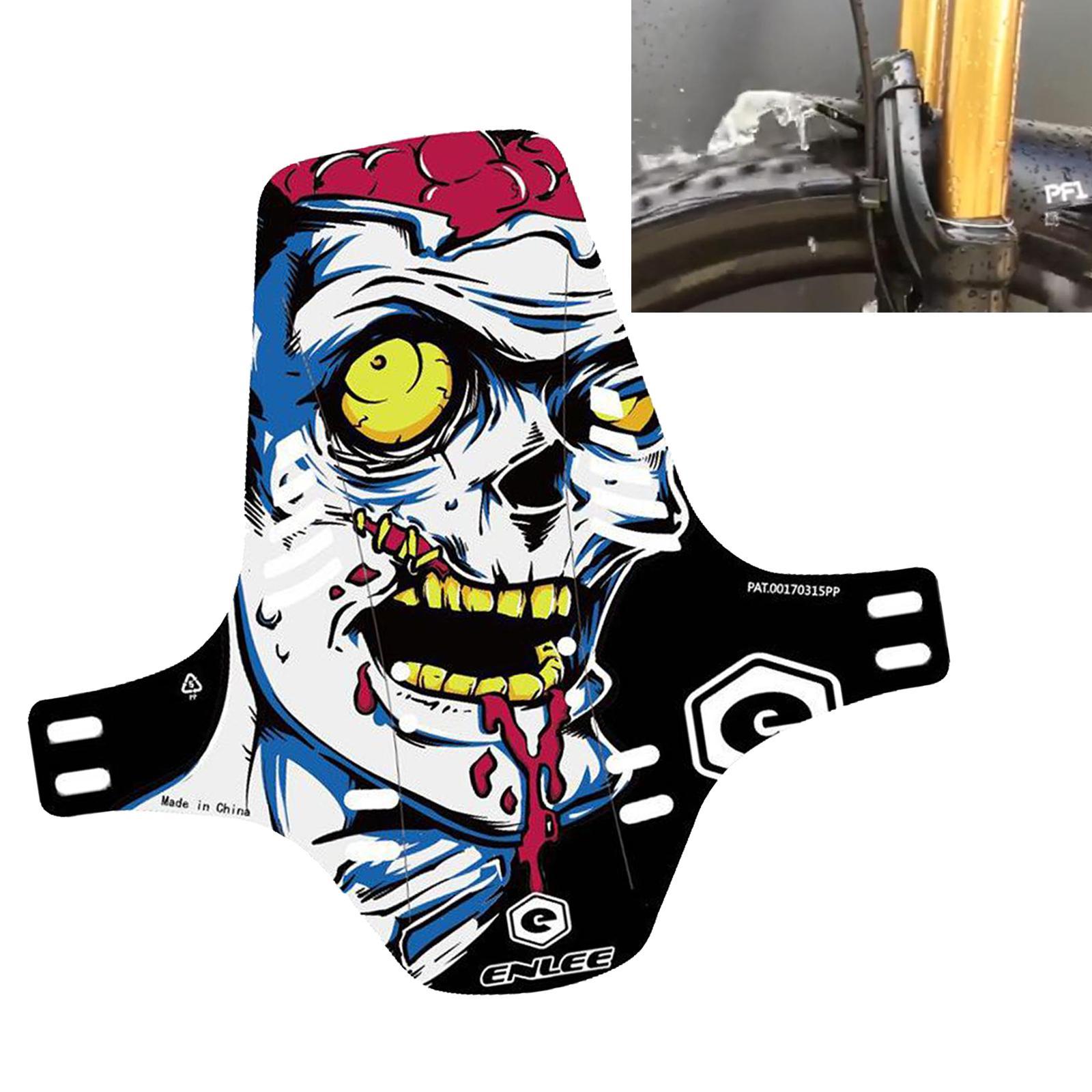 Durable Bike , Mountain Road Bike Mudguards, Flexible Front and Rear Mud Guard Compatible for 26", 27.5", 29" Bicycles