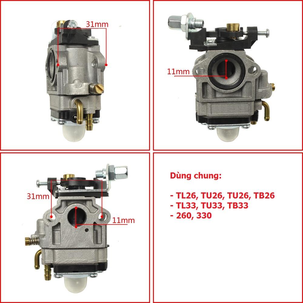Bình xăng con máy cắt cỏ Mitsu-bishi TL26 TU26 260 330 TL33 TU33
