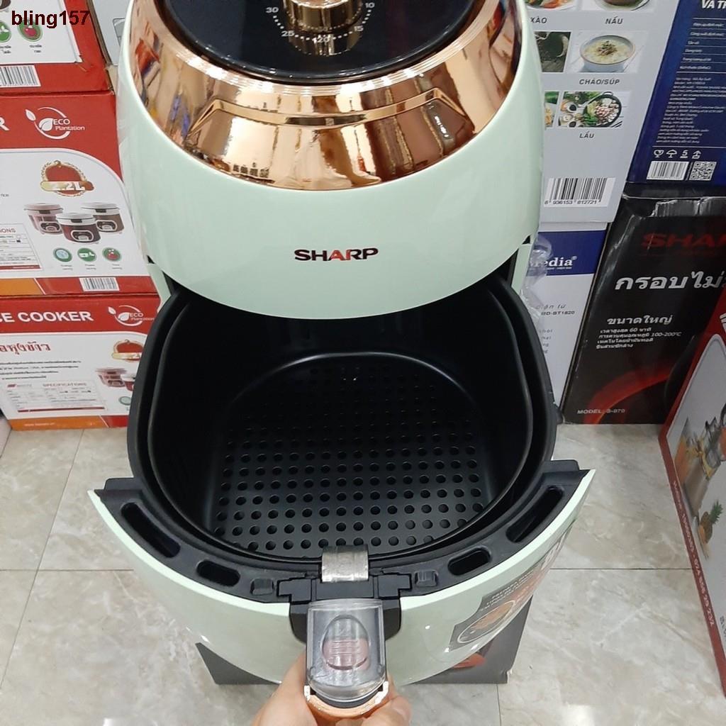 NỒI CHIÊN KHÔNG DẦU THÁI LAN SHARP Cỡ lớn 8L - Công suất 2000w