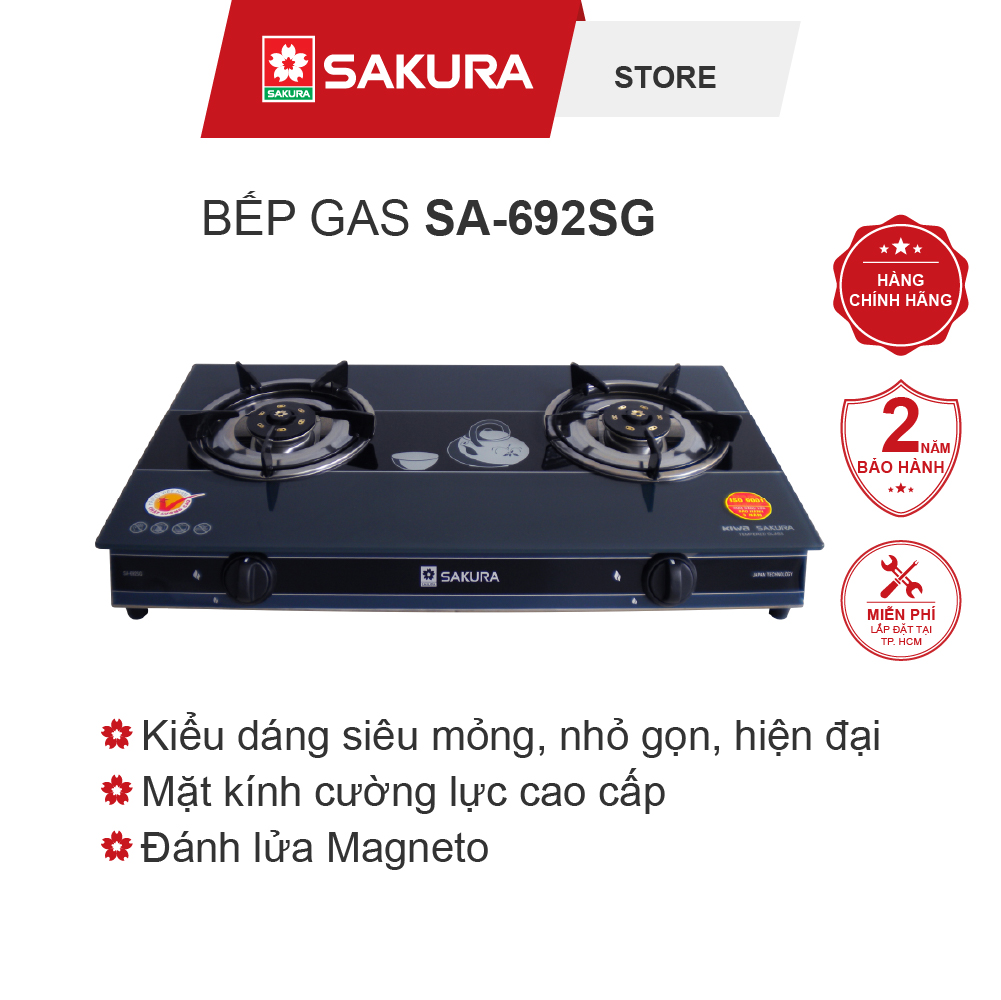 Bếp Gas Dương Sakura SA-692SG - Hàng chính hãng