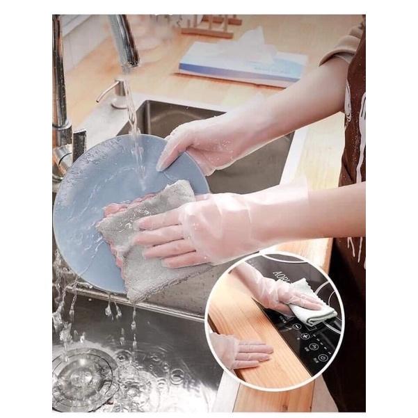 Găng tay siêu dày dùng 1 lần hộp 100c