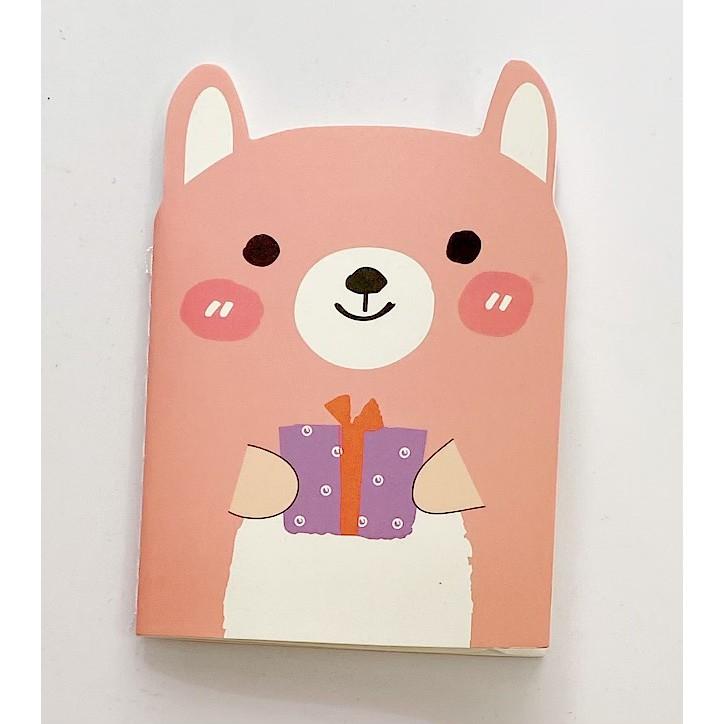 Sổ tay gấu mini cute