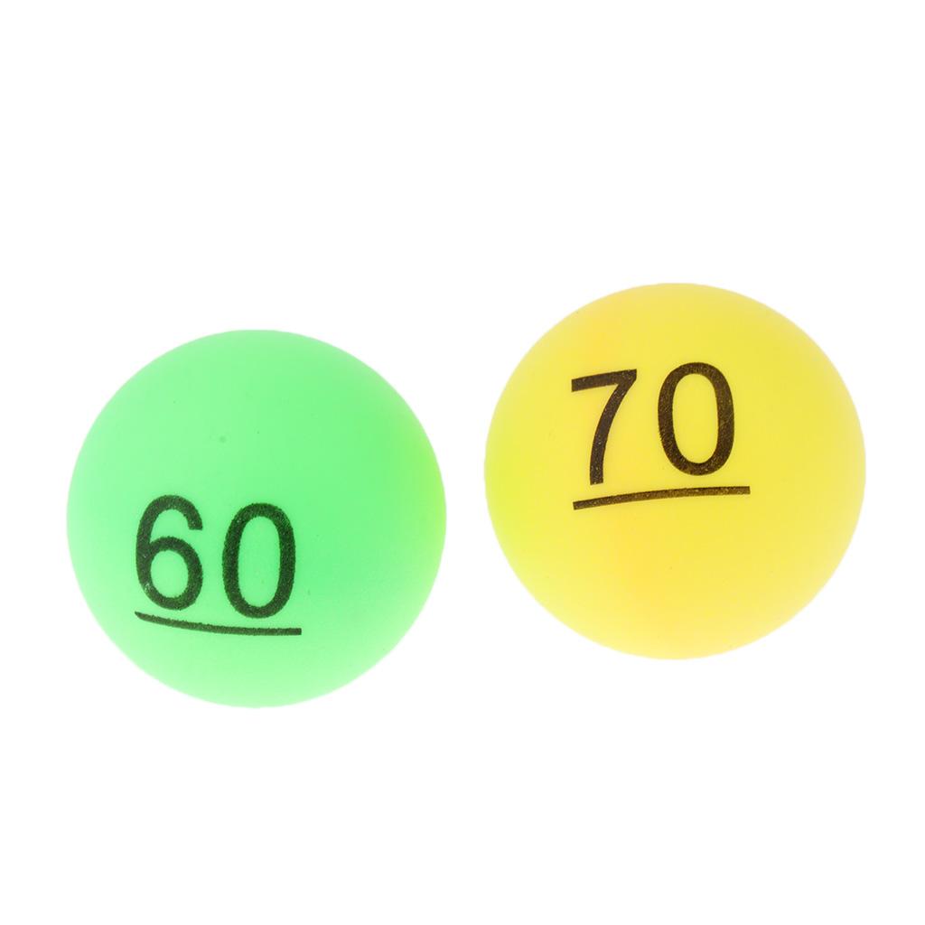 Set of 40 Multi Color Table Tennis Ball Pong Balls Training Aid
