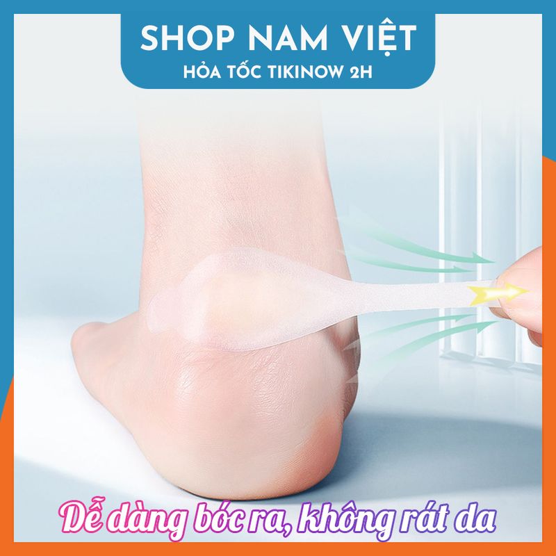 Set 3 Miếng Dán Silicon Bảo Vệ Bàn Chân, Gót Chân Khi Mang Giày