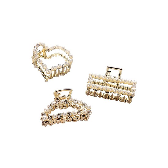 Set 3 kẹp tóc nửa đầu