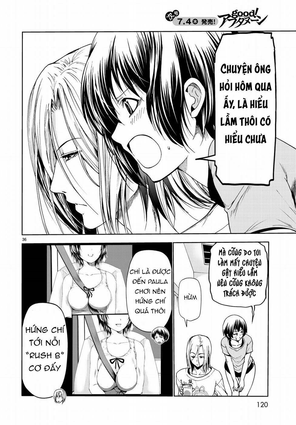 cô gái thích lặn - grand blue chapter 53 36
